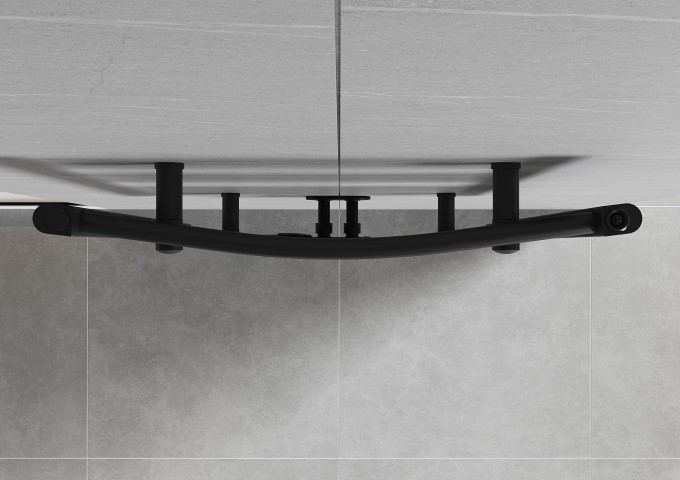 radiator de baie negru