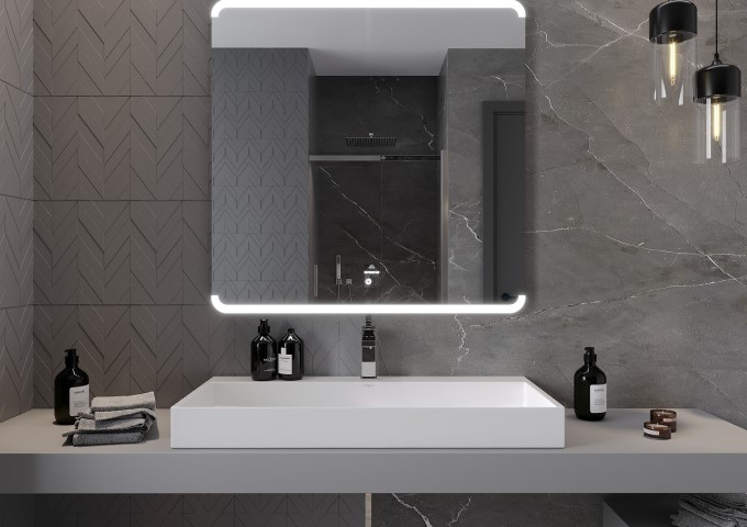 Oglindă LED 90x900cm