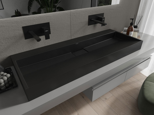 Două baterii încastrate chiuvetă