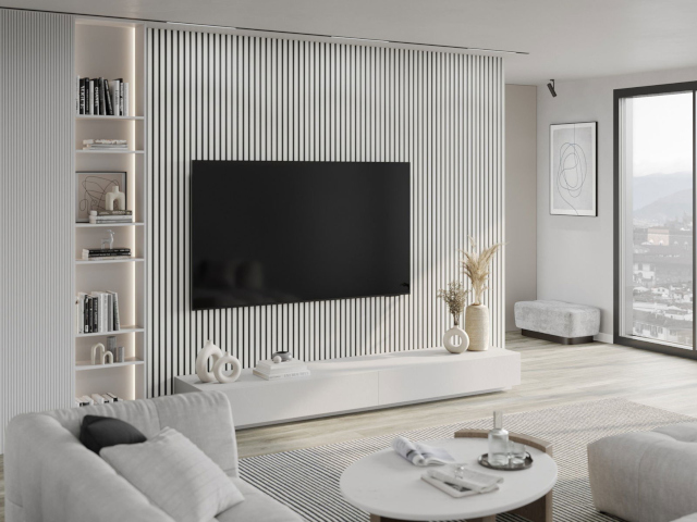 lamelele albe în cameră