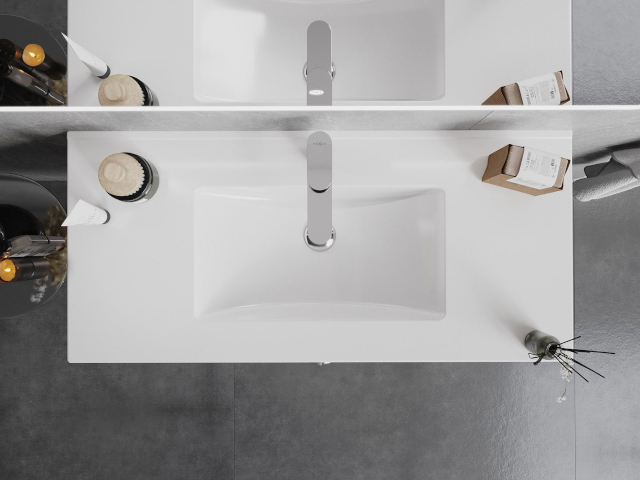 Dulapior de baie cu chiuvetă 45 cm