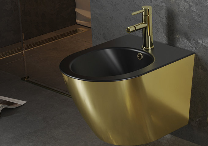 Mânere bidet aurii