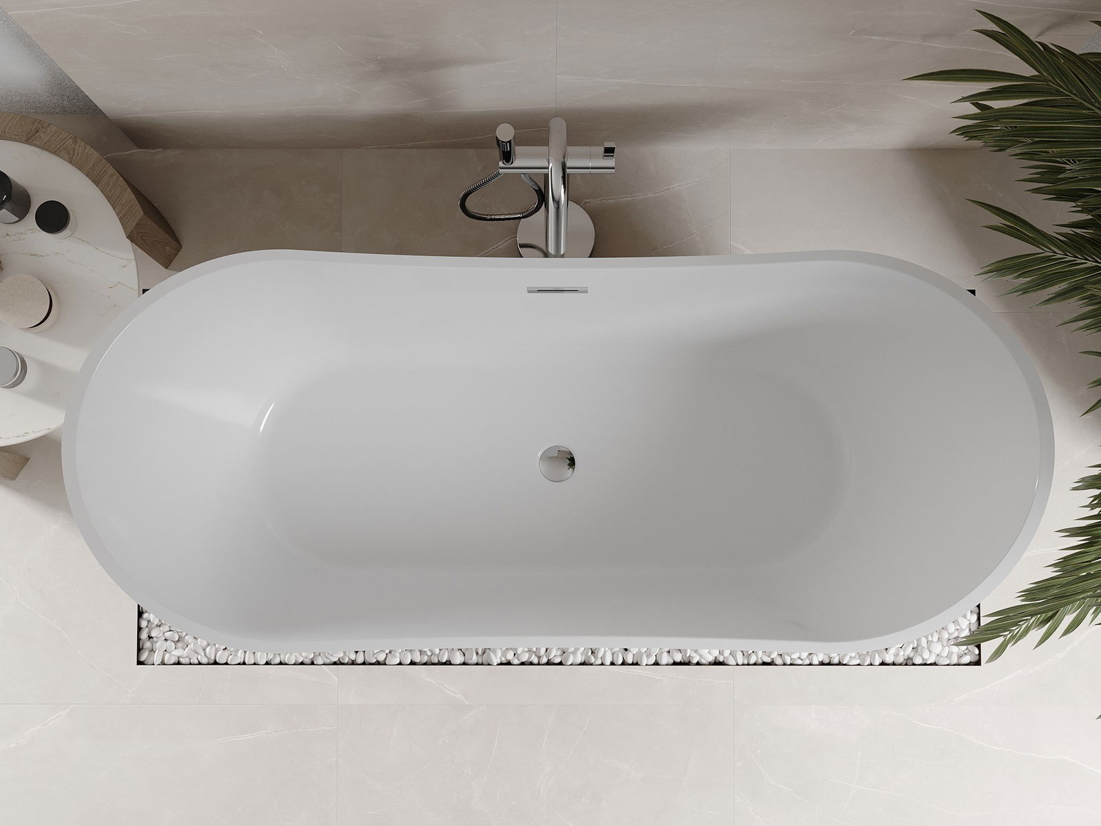 Plăci de gresie bej Mexen