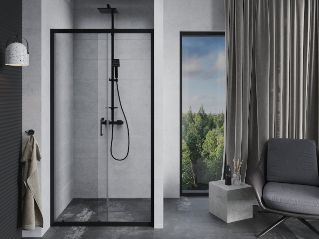 Coloană de baie în amenajare