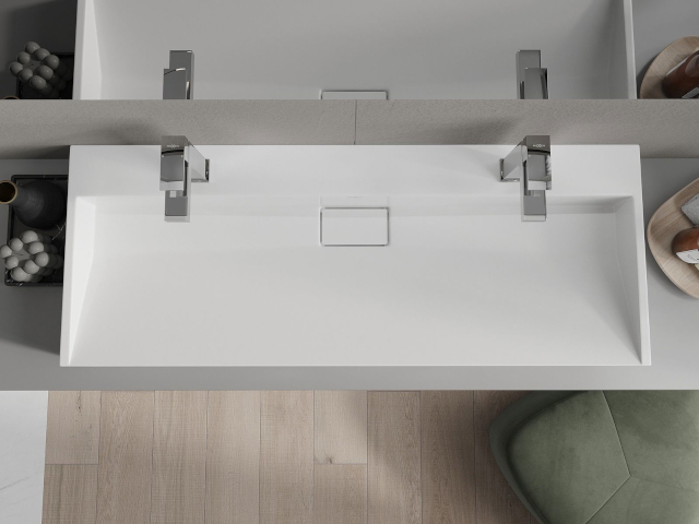 Aranjament dulap baie cu lavoar 120 cm