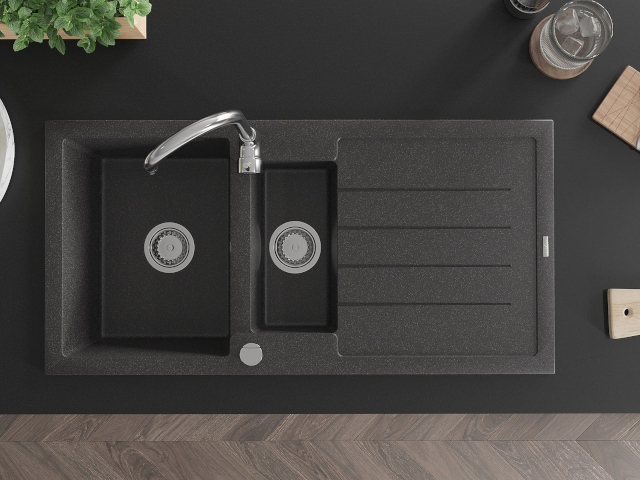 Chiuveta 100 cm Mexen în bucătărie