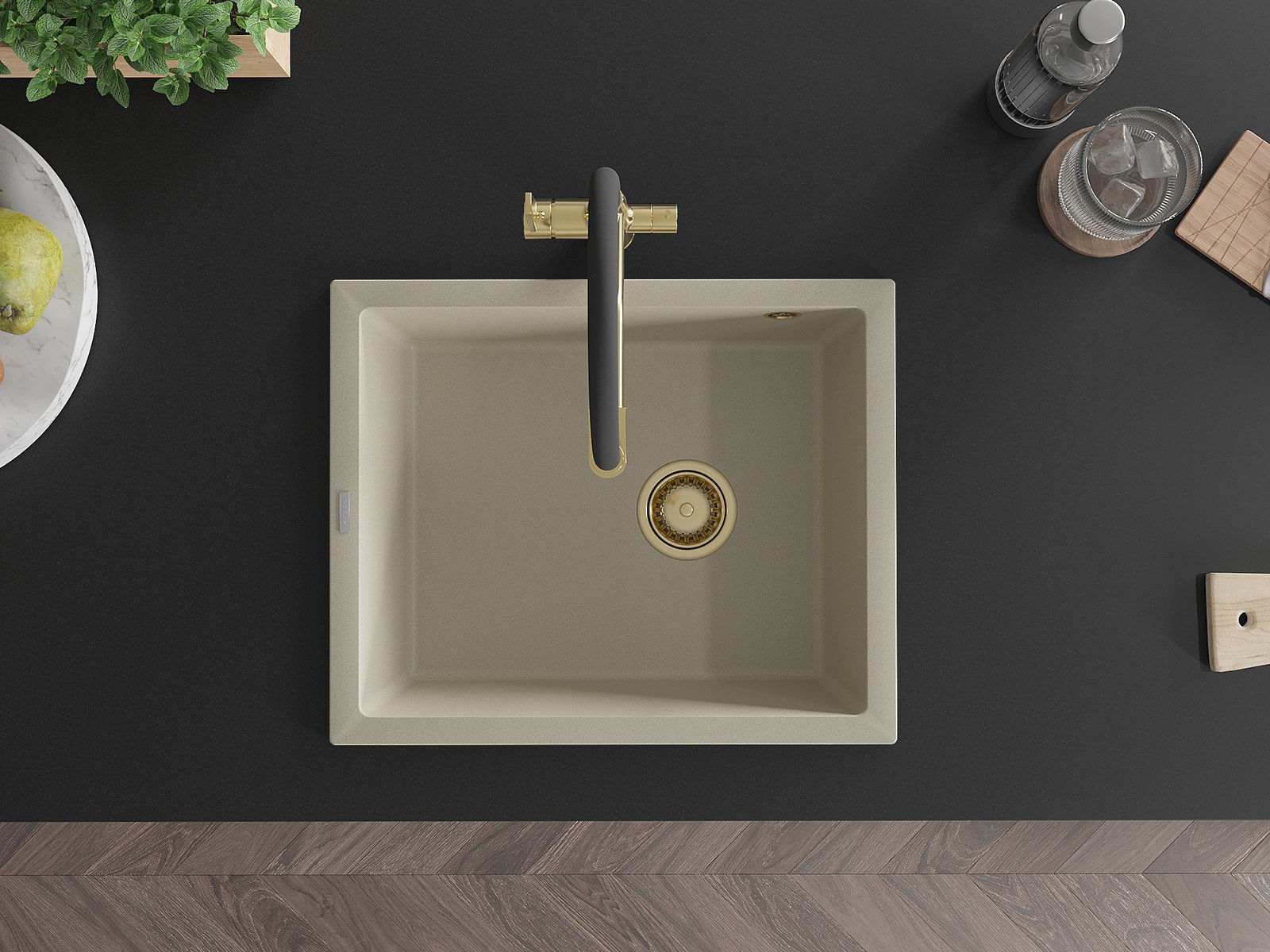 Chiuvetă sub blat Mexen