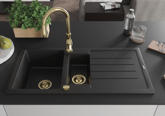 Baterii de bucătărie cu pipă extensibilă
