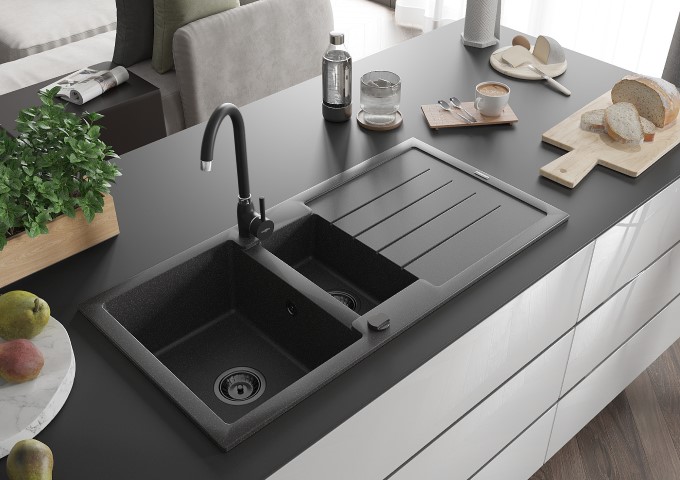 Baterii de bucătărie negre