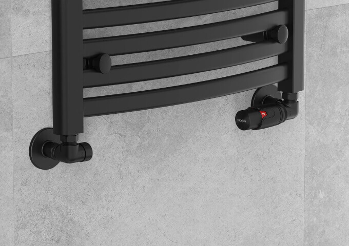 Set termostatic pentru radiatoare axiale
