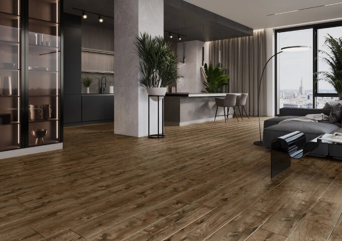 Mexen Orange Beach - inspirație podele vinilice nuc