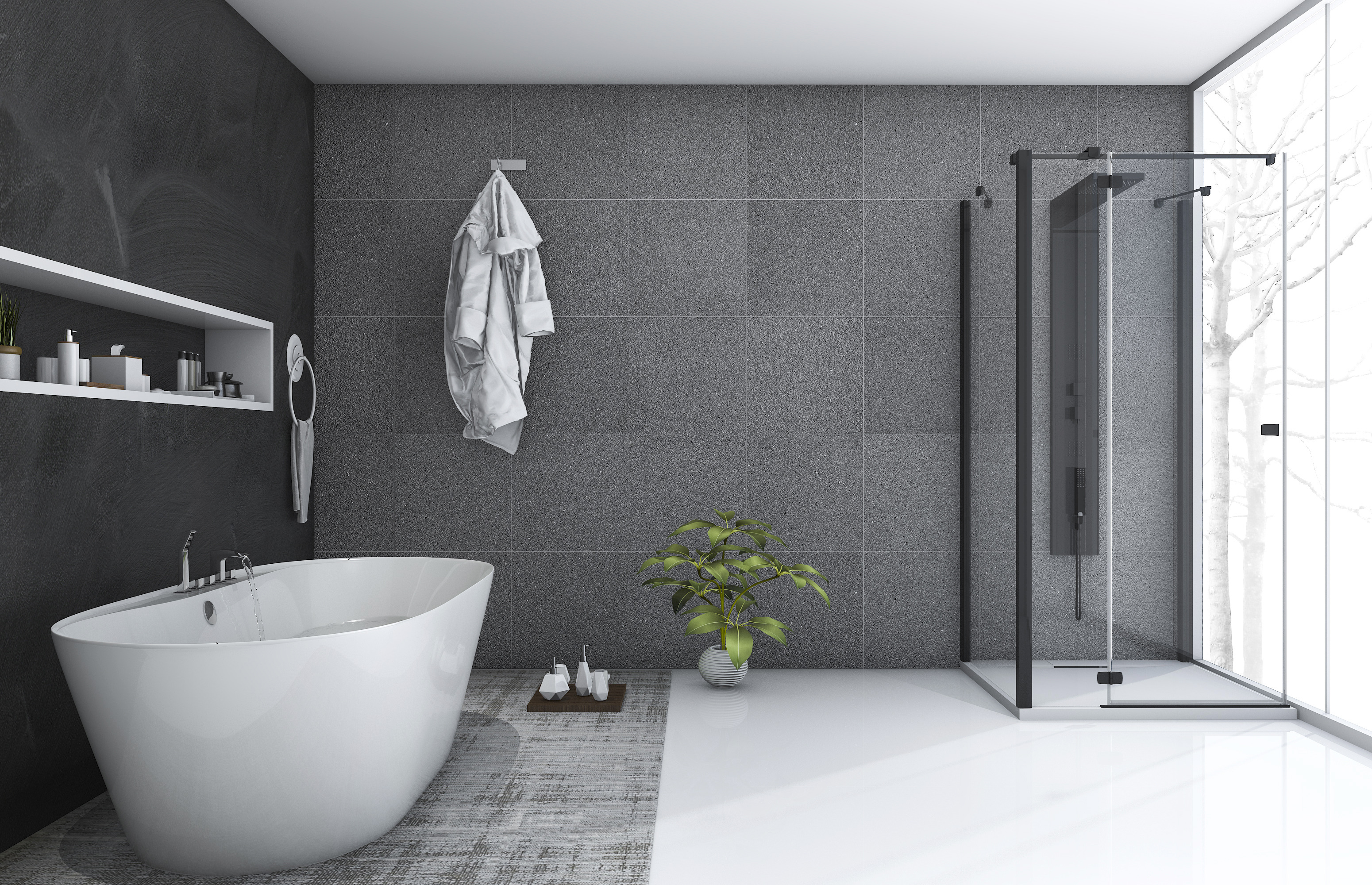 Panouri de duș - design modern pentru baie