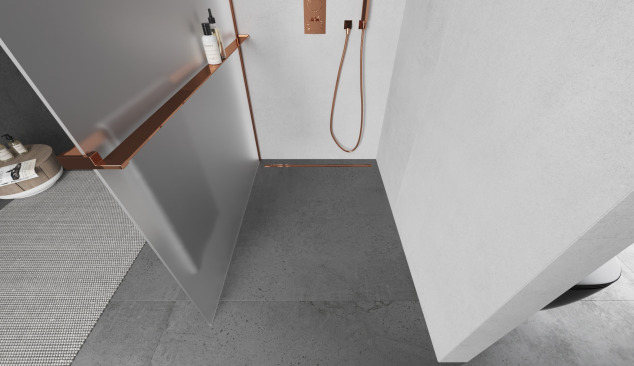 Aur roz exclusiv în baie