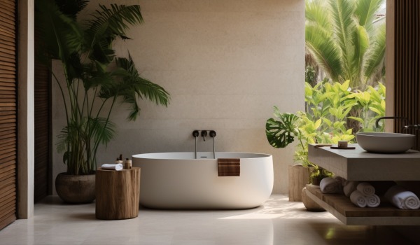 Baie în stil japonez – idei pentru un interior liniștit și minimalist