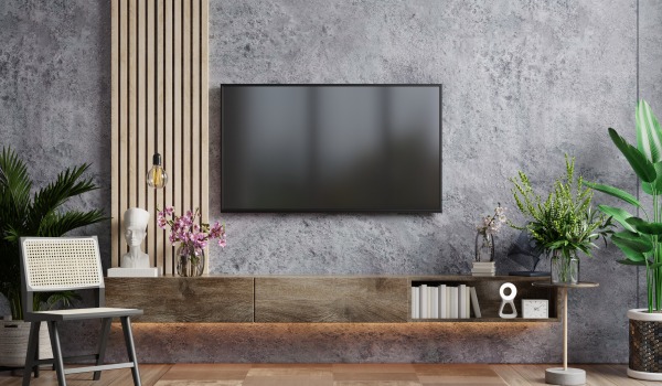Panouri decorative în amenajarea zonei TV — o idee pentru un living modern