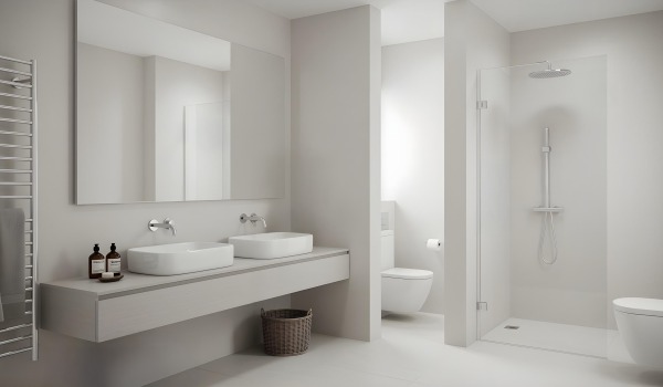 Baie minimalistă — cum să amenajezi un interior simplu, elegant și funcțional?