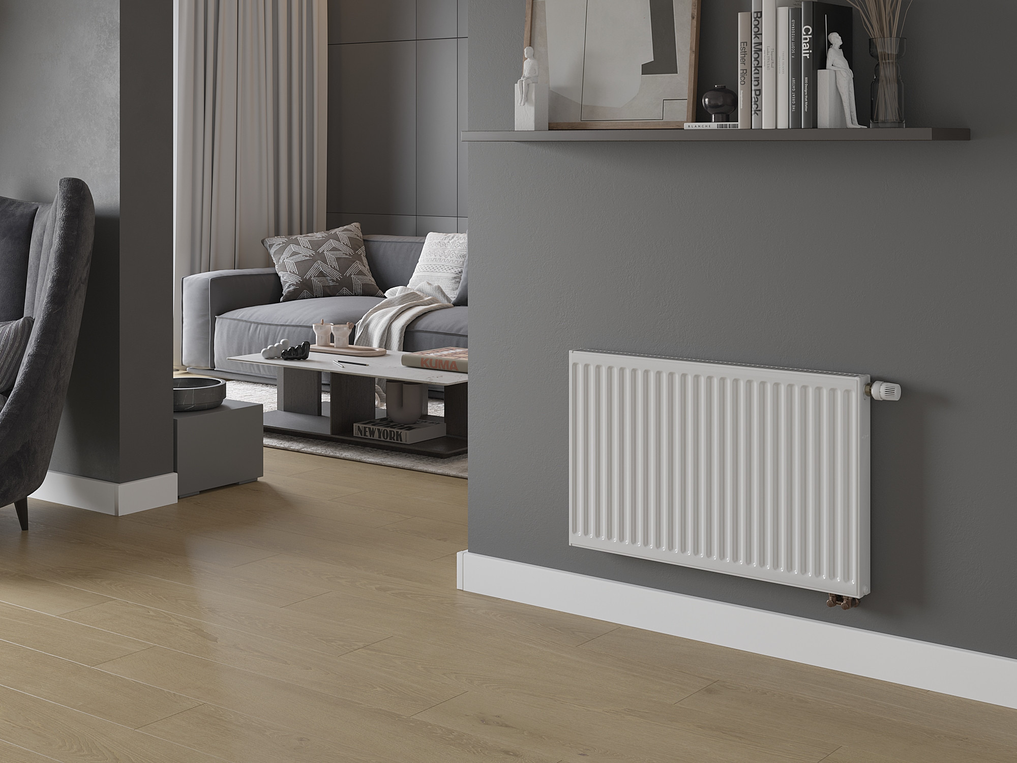 Încălzirea în casă - radiator plat