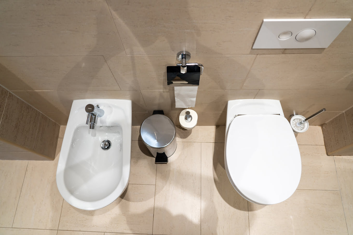 WC și bideu - cât spațiu este necesar pentru a crea o baie funcțională?