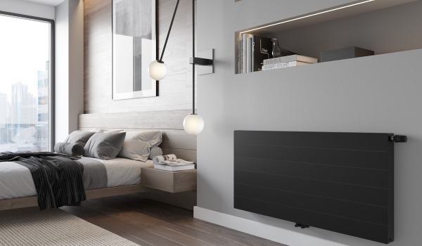 Radiator decorativ cu front neted