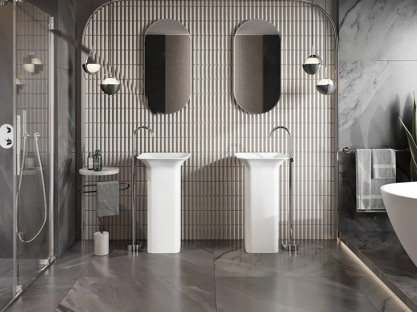 Baie în stil glamour
